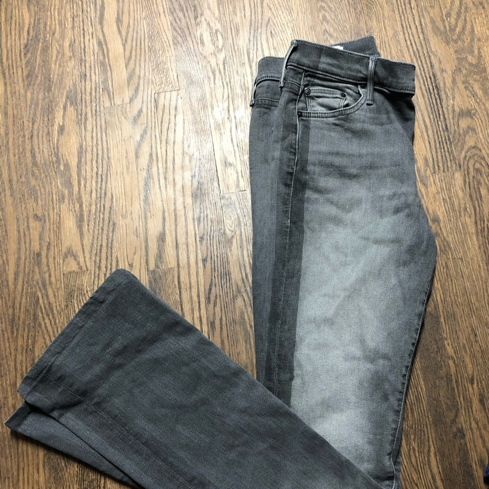 Mother The Insider Bootcut Slim Jeans in Supermoon Stripe Size 27